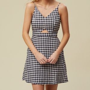 Altar’d State Elias Dress Medium Gingham Summer